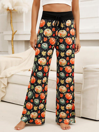 Women’s Halloween Pumpkin Pajama Pants