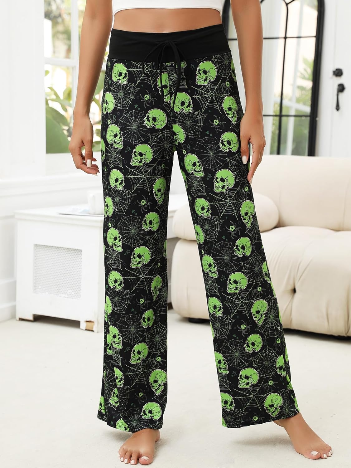 Women’s Halloween Pumpkin Pajama Pants