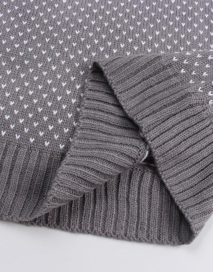 Stylish Halloween Skull Knit Sweater for Women