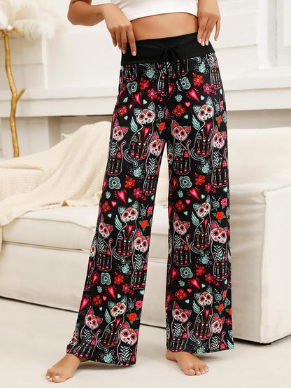 Women’s Halloween Pumpkin Pajama Pants