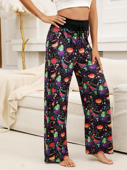 Women’s Halloween Pumpkin Pajama Pants