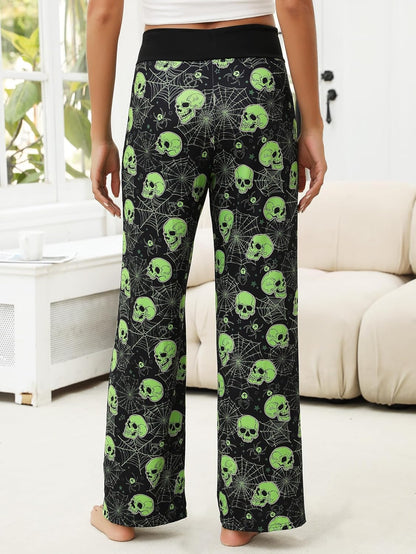 Women’s Halloween Pumpkin Pajama Pants