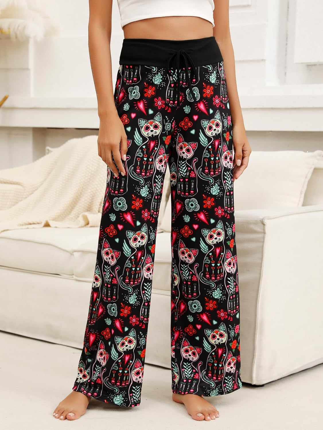 Women’s Halloween Pumpkin Pajama Pants