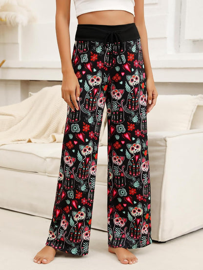 Women’s Halloween Pumpkin Pajama Pants