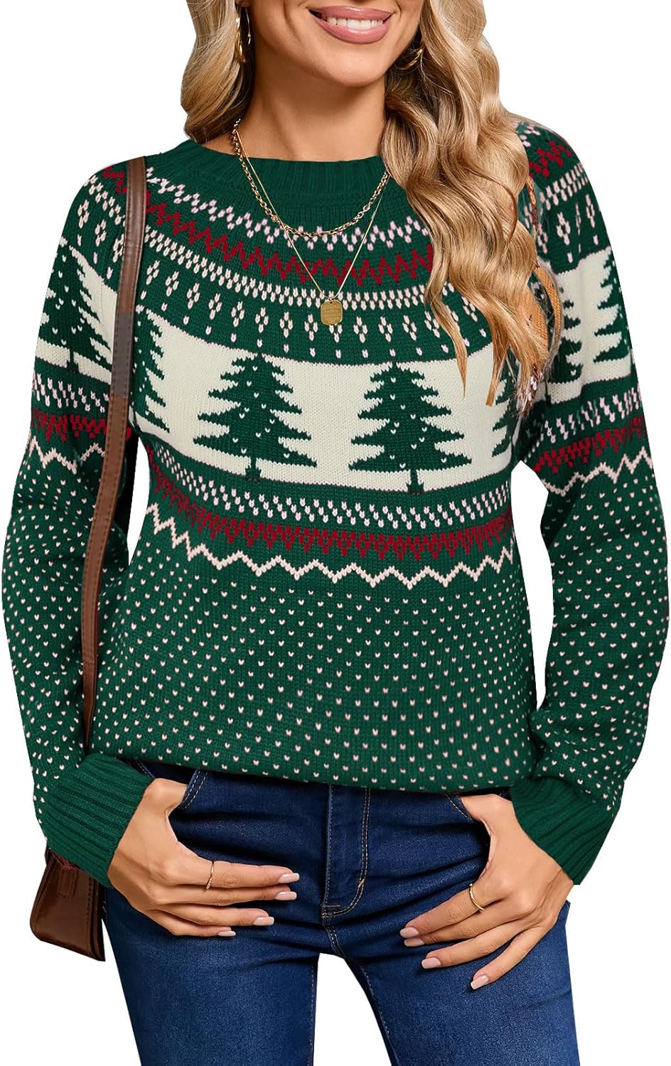 Stylish Halloween Skull Knit Sweater for Women