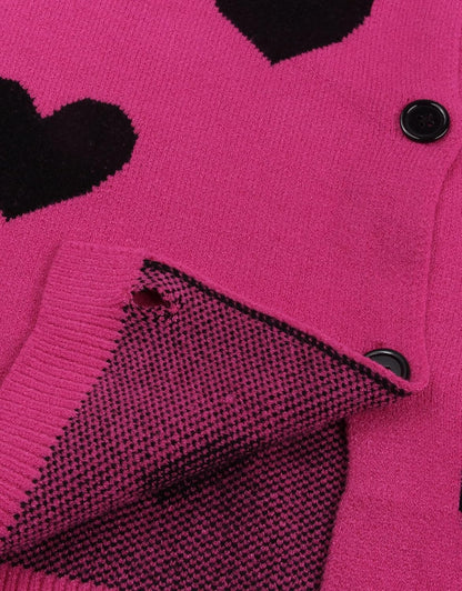 Women’s Halloween Pumpkin Cardigan – Cozy Knit Button Down Fall Sweater