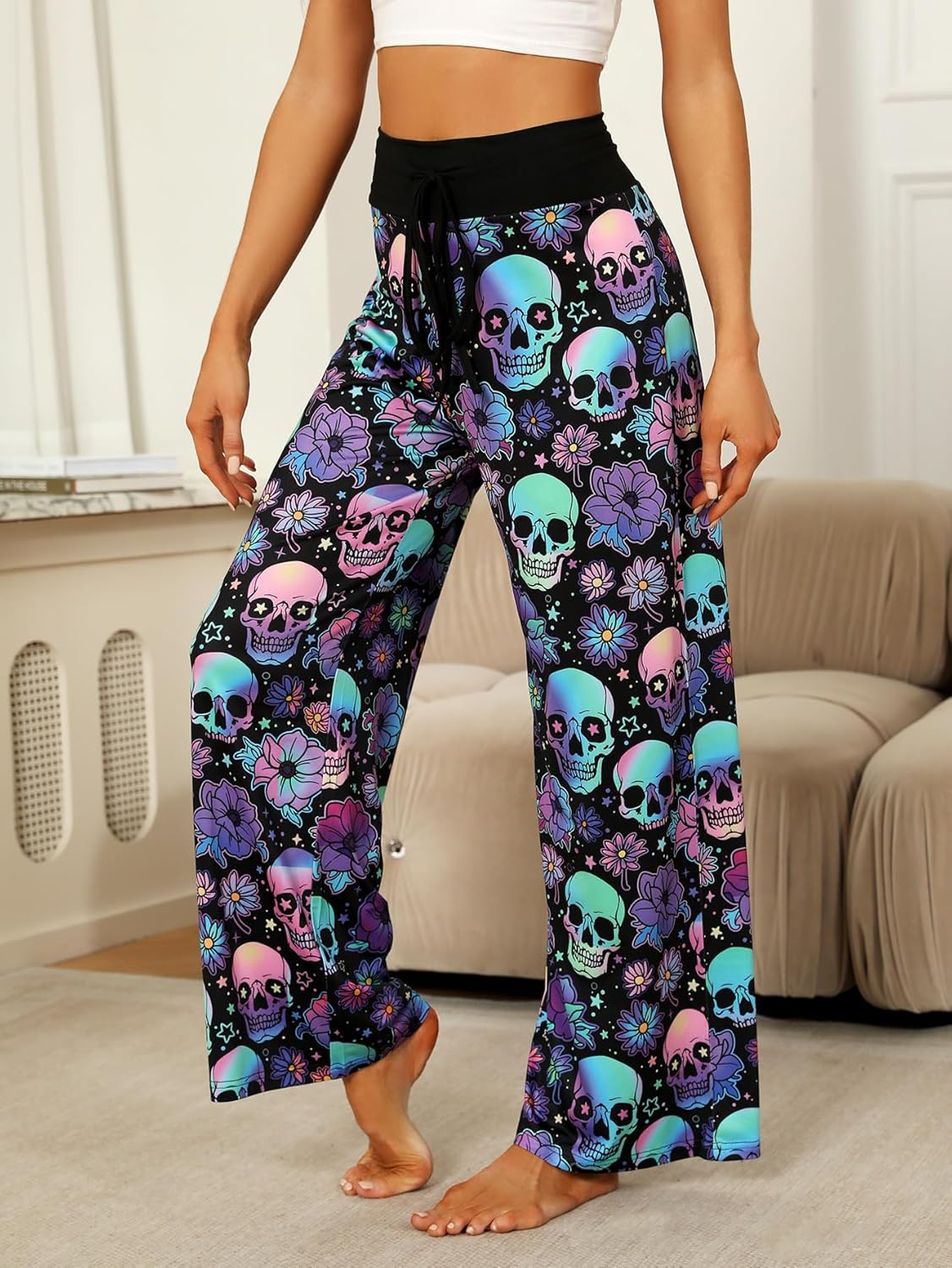 Women’s Halloween Pumpkin Pajama Pants