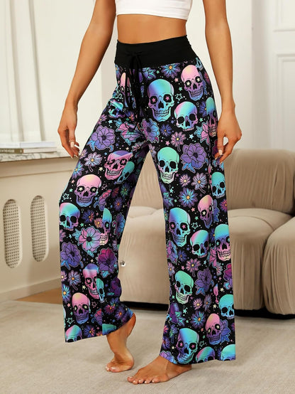 Women’s Halloween Pumpkin Pajama Pants