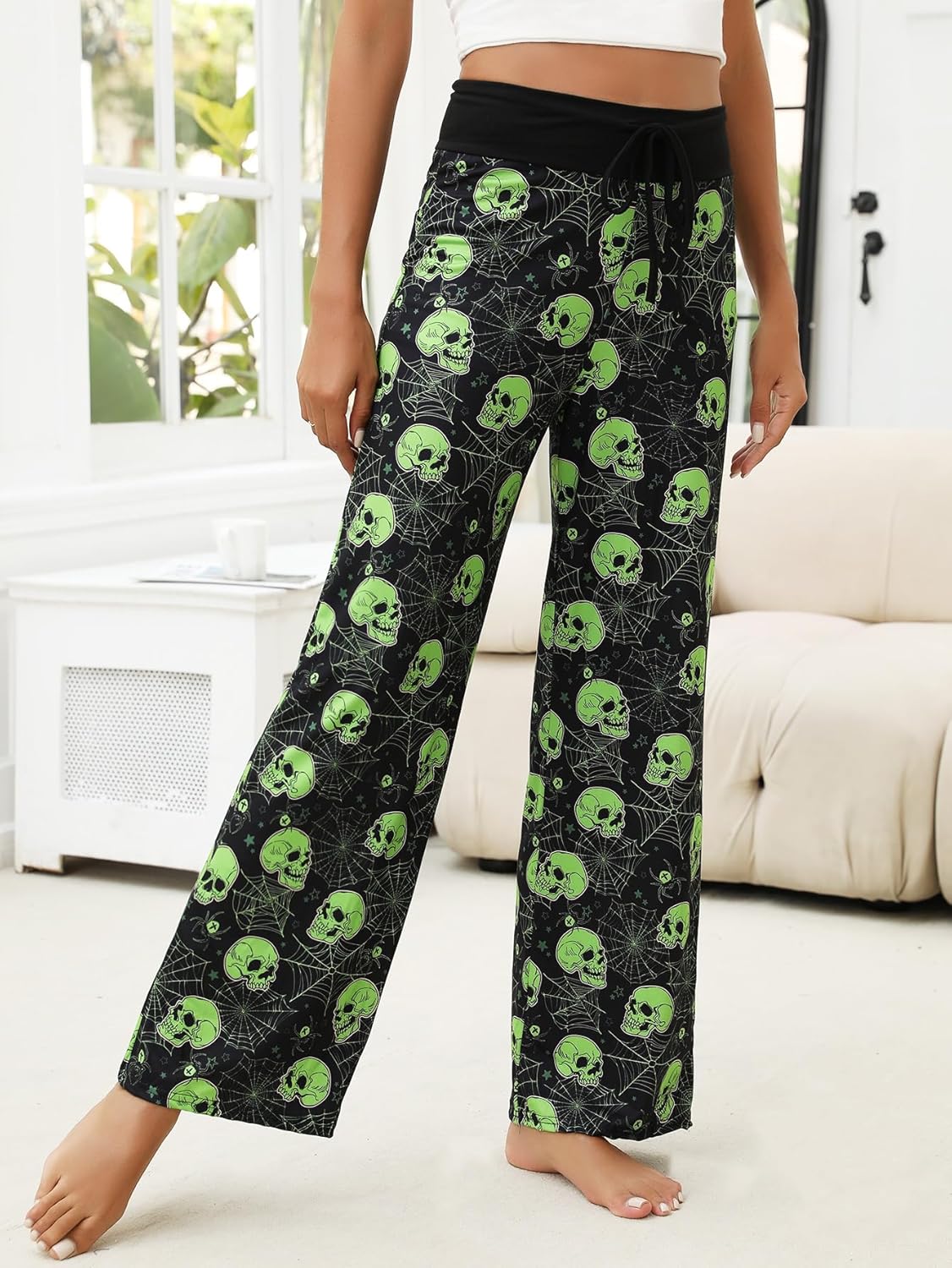 Women’s Halloween Pumpkin Pajama Pants