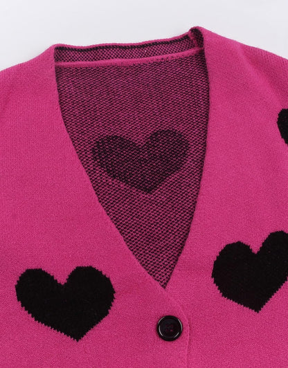 Women’s Halloween Pumpkin Cardigan – Cozy Knit Button Down Fall Sweater