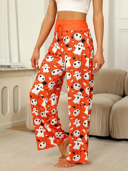 Women’s Halloween Pumpkin Pajama Pants