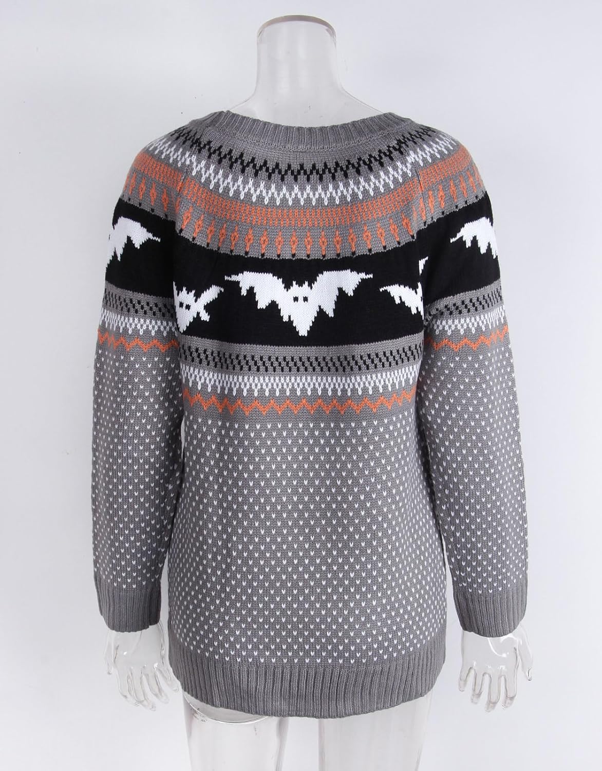 Stylish Halloween Skull Knit Sweater for Women