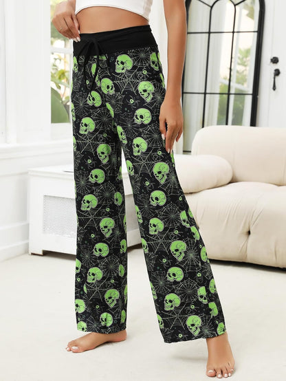 Women’s Halloween Pumpkin Pajama Pants