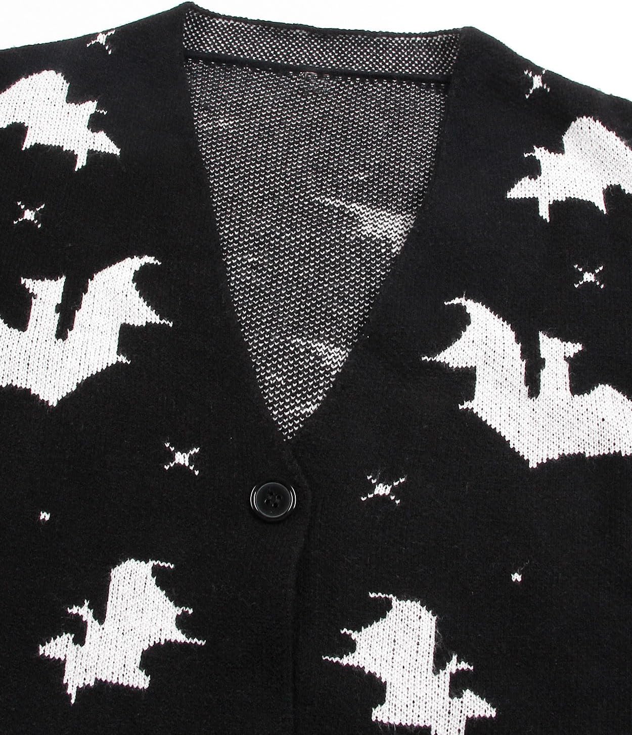 Women’s Halloween Pumpkin Cardigan – Cozy Knit Button Down Fall Sweater