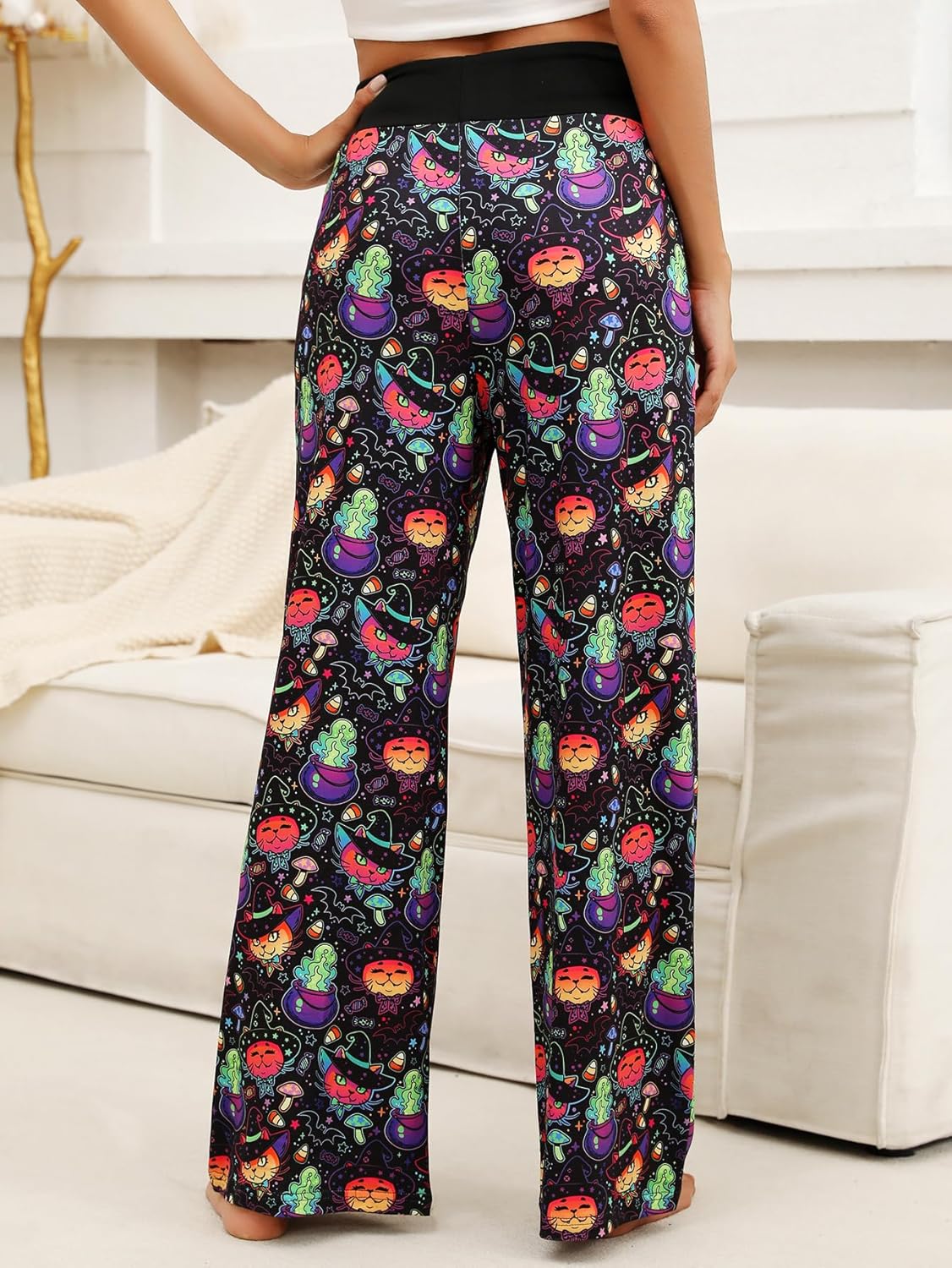 Women’s Halloween Pumpkin Pajama Pants