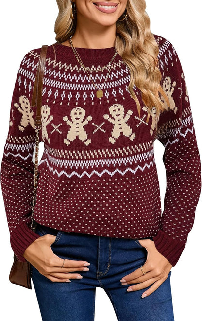 Stylish Halloween Skull Knit Sweater for Women