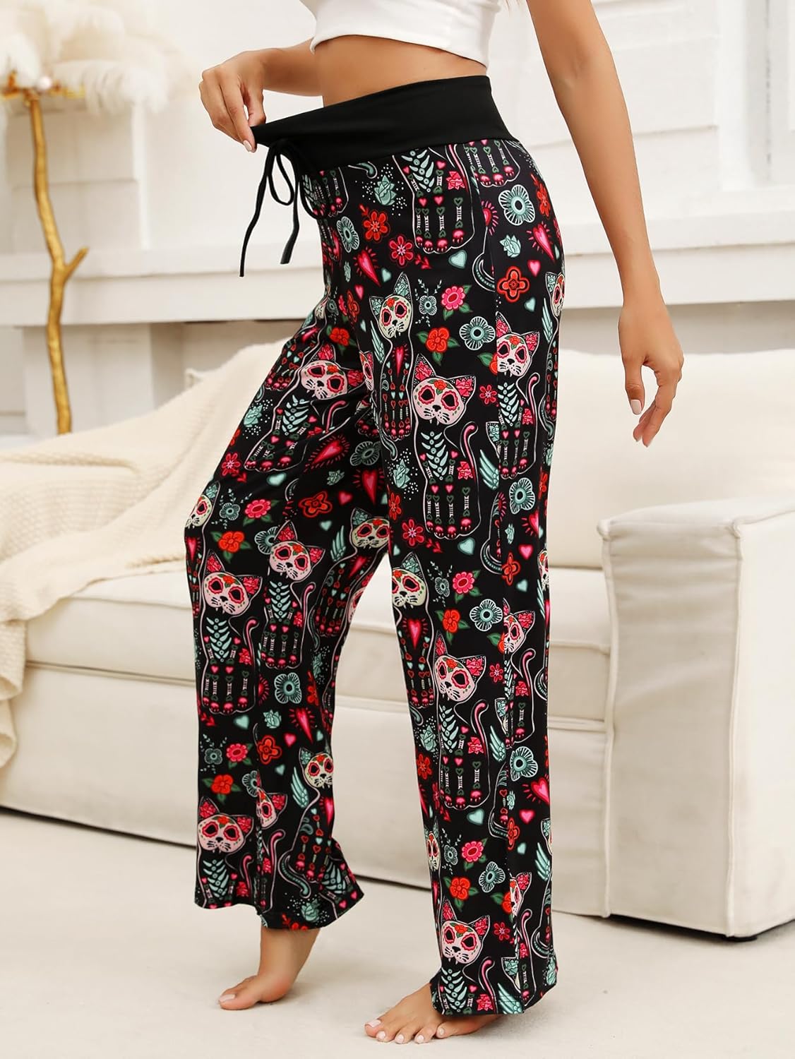 Women’s Halloween Pumpkin Pajama Pants