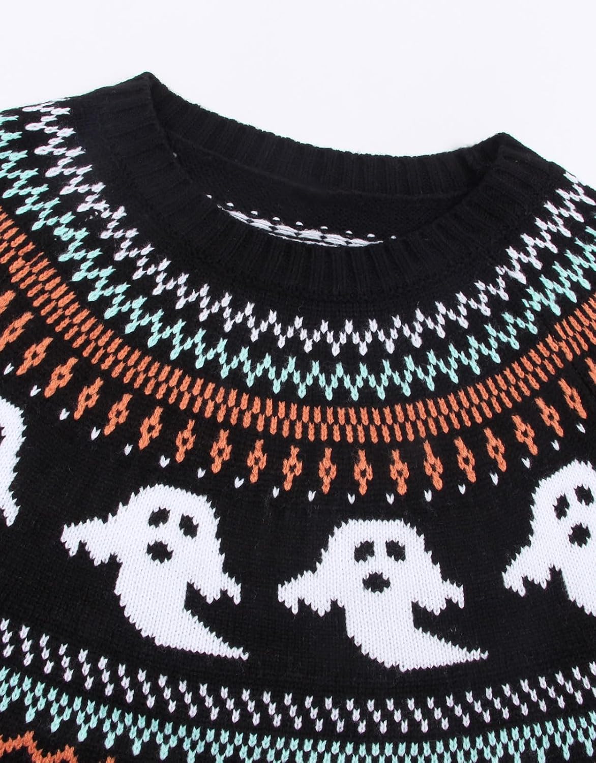 Stylish Halloween Skull Knit Sweater for Women