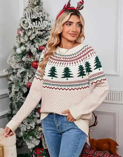 Stylish Halloween Skull Knit Sweater for Women