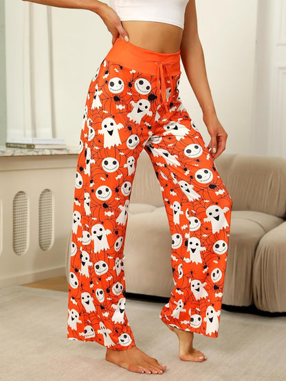 Women’s Halloween Pumpkin Pajama Pants
