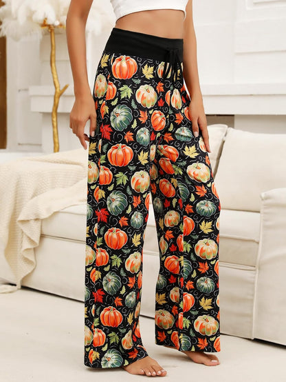 Women’s Halloween Pumpkin Pajama Pants