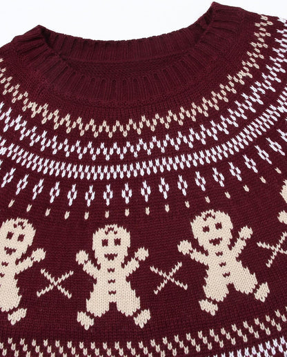 Stylish Halloween Skull Knit Sweater for Women