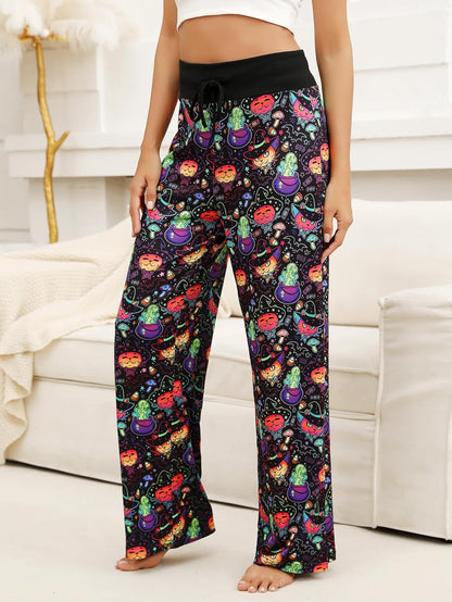 Women’s Halloween Pumpkin Pajama Pants
