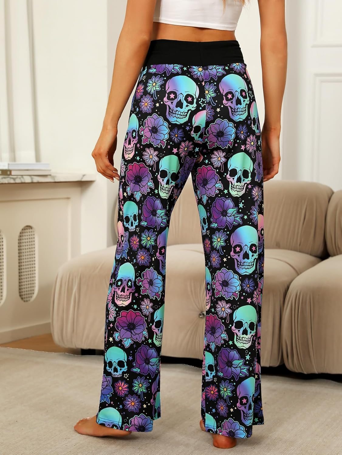 Women’s Halloween Pumpkin Pajama Pants