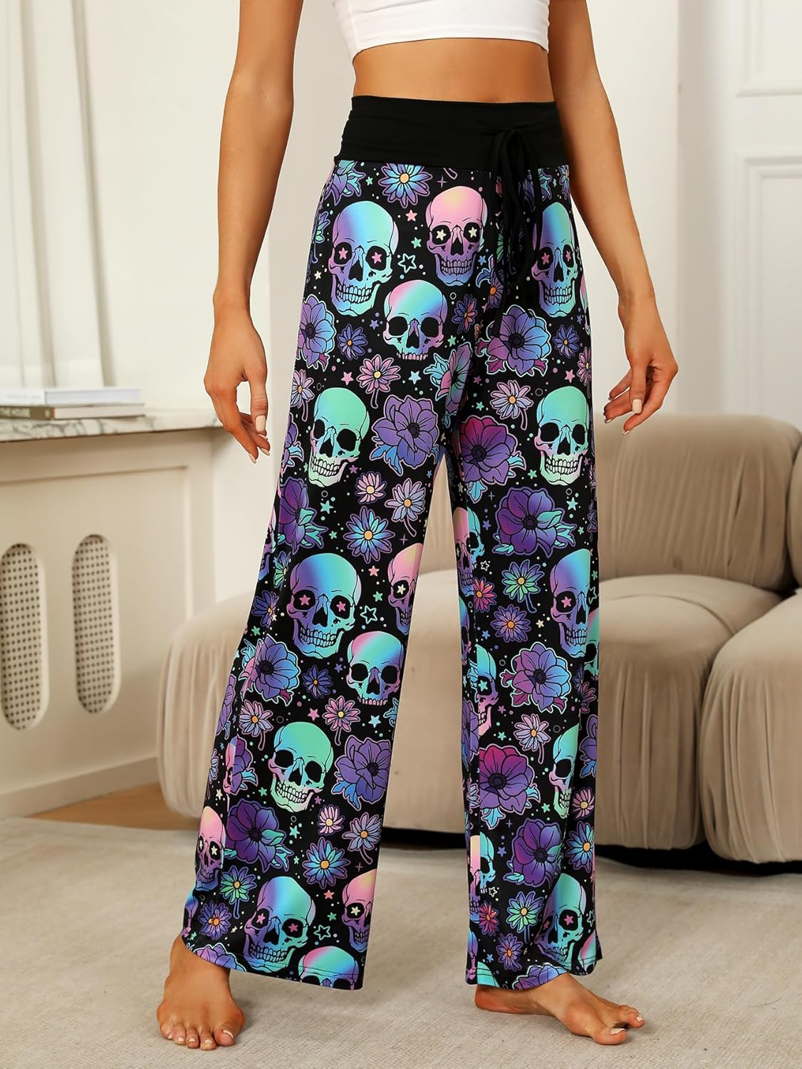 Women’s Halloween Pumpkin Pajama Pants