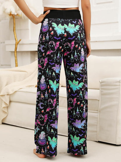 Women’s Halloween Pumpkin Pajama Pants