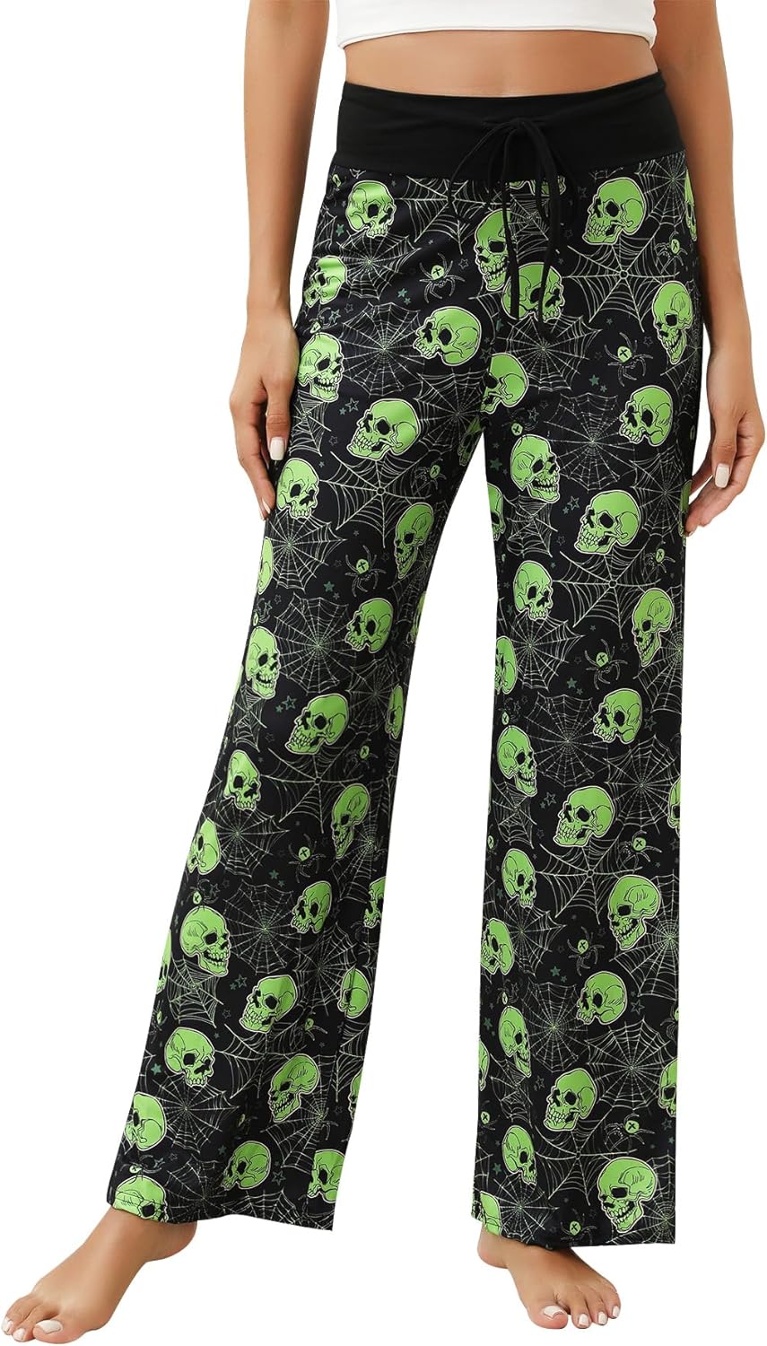 Women’s Halloween Pumpkin Pajama Pants