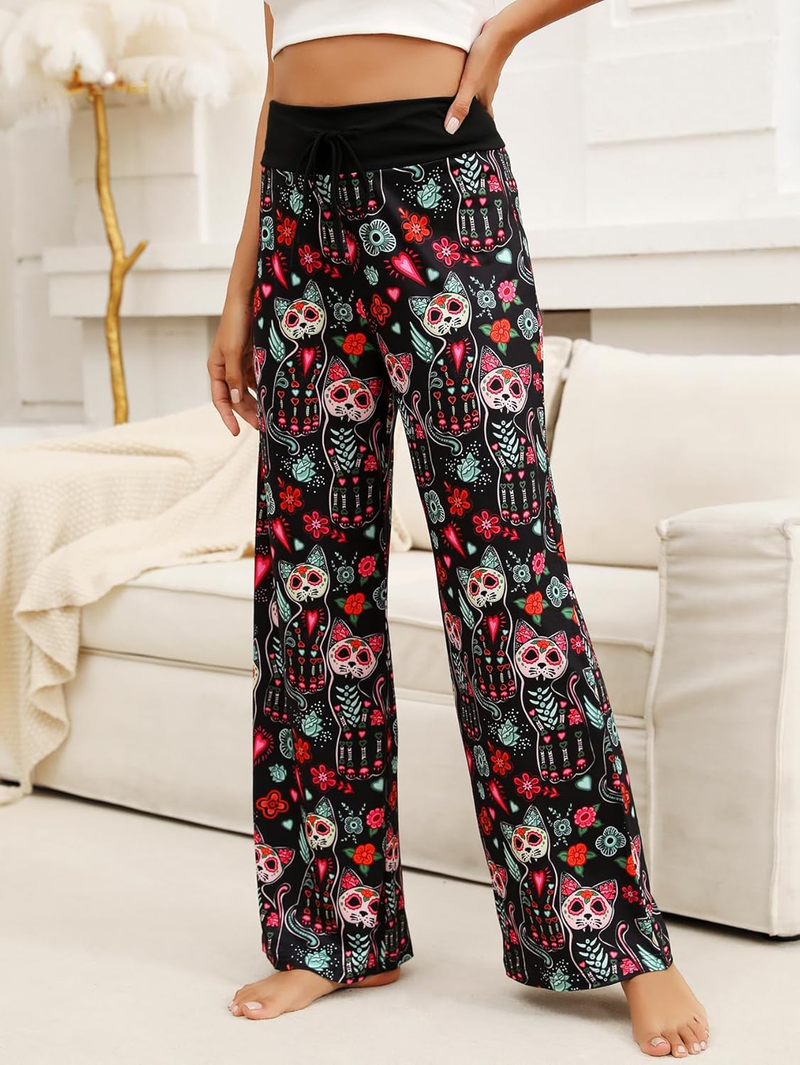 Women’s Halloween Pumpkin Pajama Pants