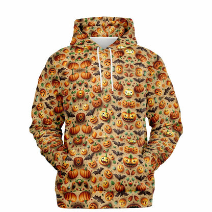 Halloween Laughing Pumpkin Athletic Hoodie
