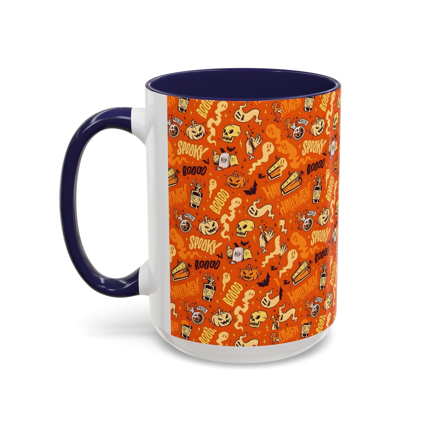 Halloween Coffee Mug Spooky Fall Accent Cup Trick or Treat Seasonal Drinkware Gift