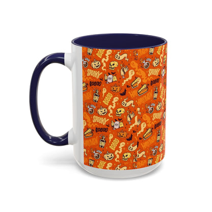 Halloween Coffee Mug Spooky Fall Accent Cup Trick or Treat Seasonal Drinkware Gift