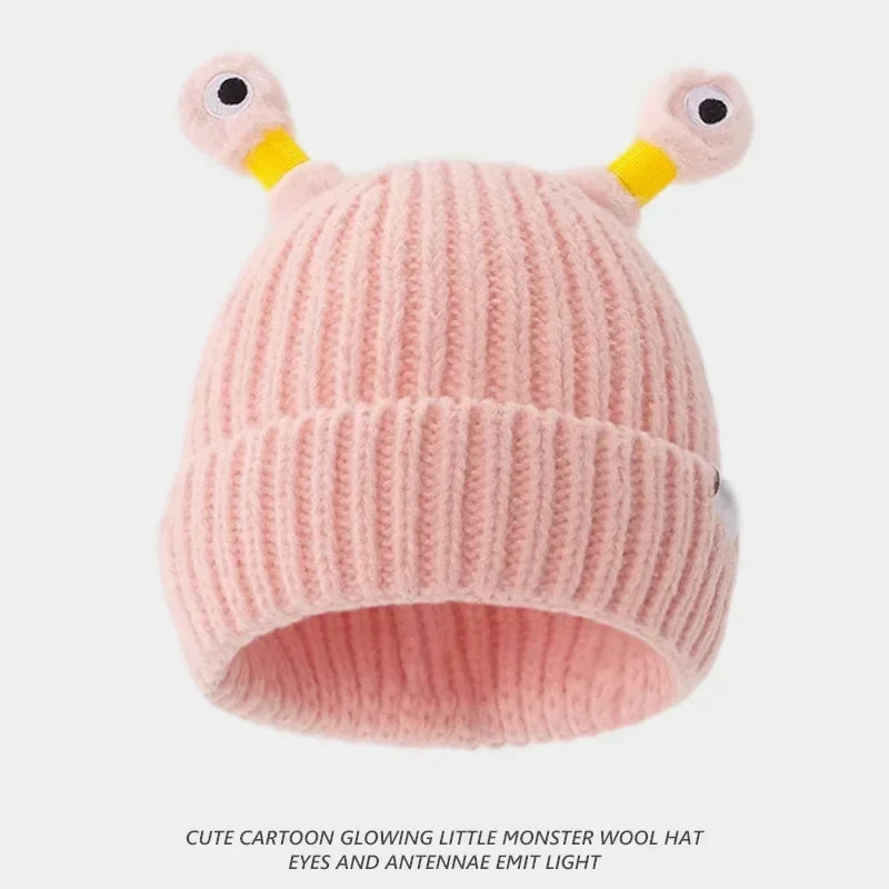 GlowMonster™ Hats - Winter Parent-Child Cute Glowing Little Monster Knit Hat