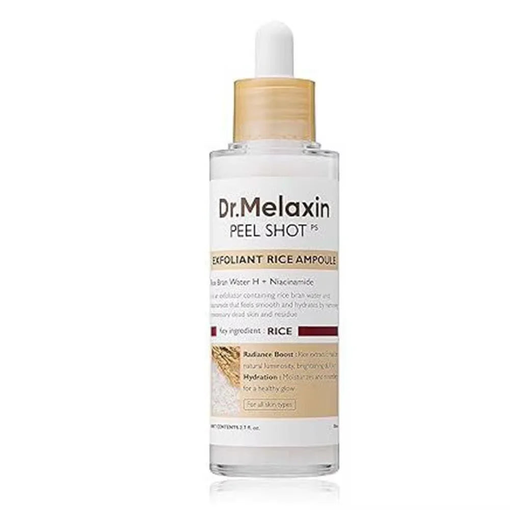 Dr. Melaxin Peel shot Glow rice ampoule duo - your secret to radiant skin