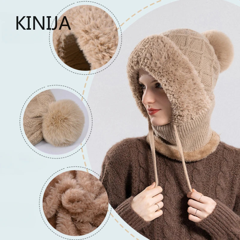 CozyChic™ 3-in-1 Winter Beanie