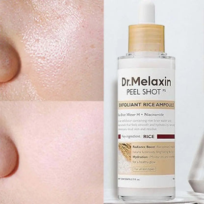 Dr. Melaxin Peel shot Glow rice ampoule duo - your secret to radiant skin