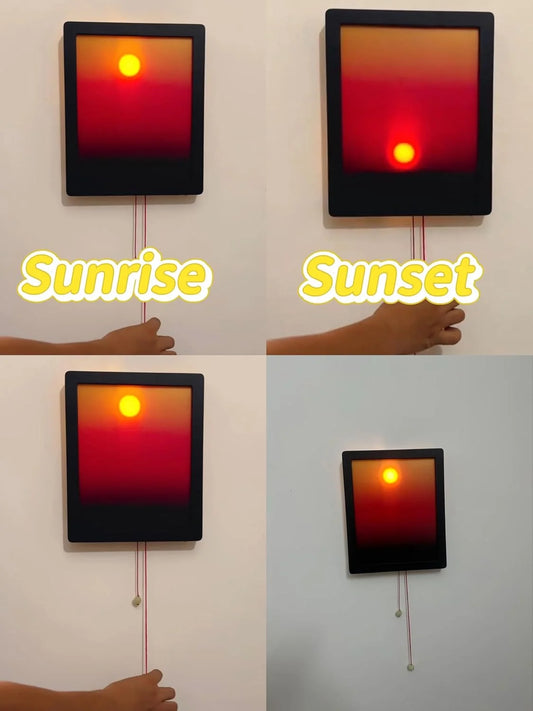 Kinetic Sunrise Lamp: Wake Up to Vibrant, Mood-Lifting Glow 🌅