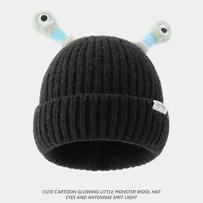 GlowMonster™ Hats - Winter Parent-Child Cute Glowing Little Monster Knit Hat