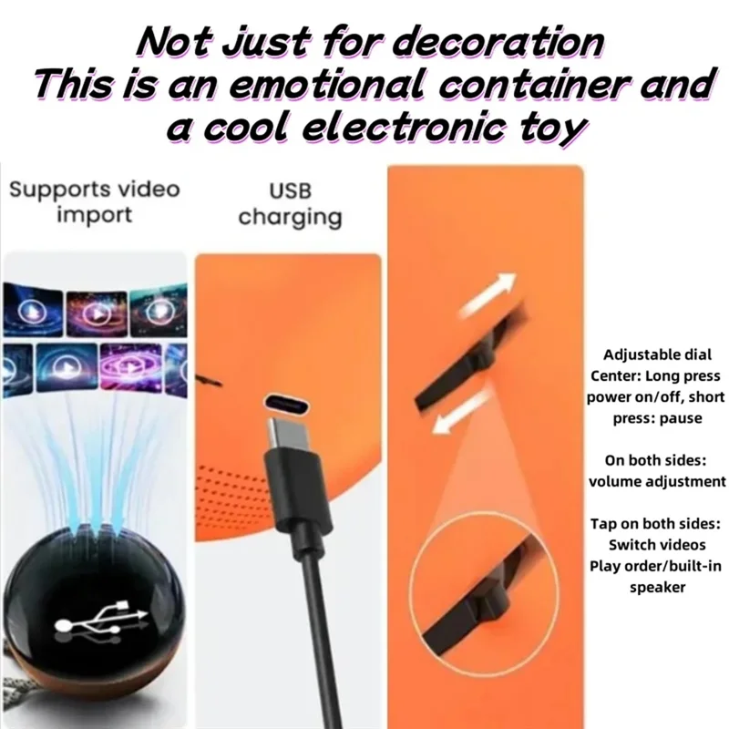 VisionSphere 3D – Mesmerizing Crystal Ball Video Display