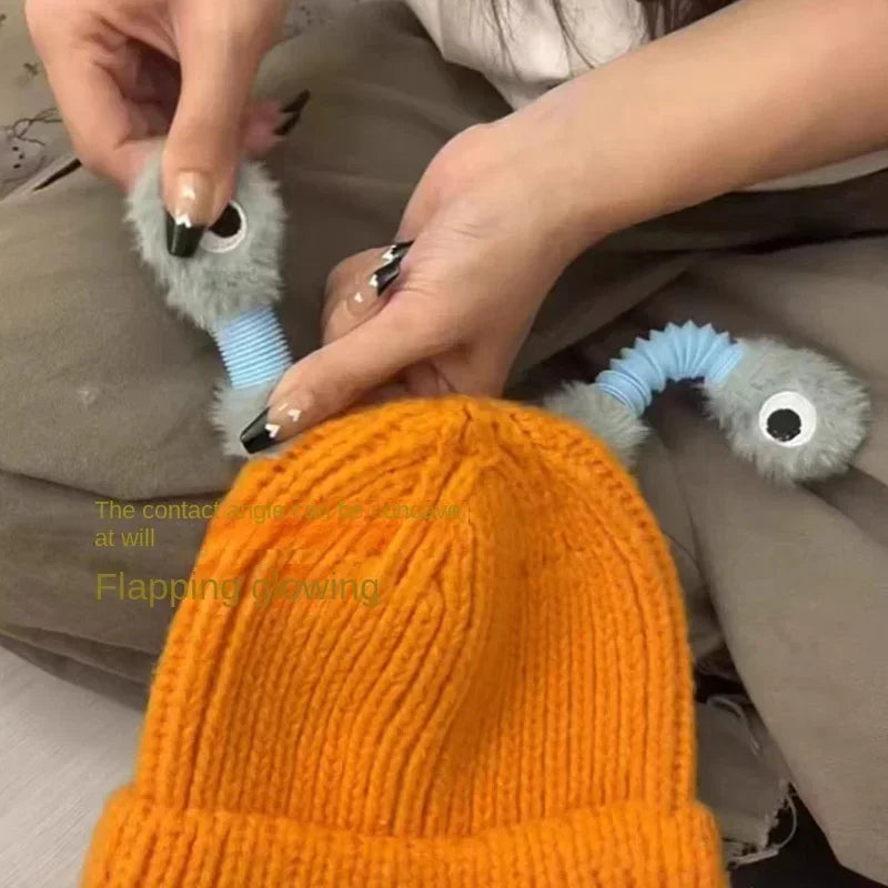 GlowMonster™ Hats - Winter Parent-Child Cute Glowing Little Monster Knit Hat