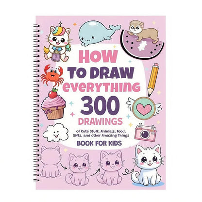 DrawJoy™ Kids Book – 300 Fun & Easy Sketches