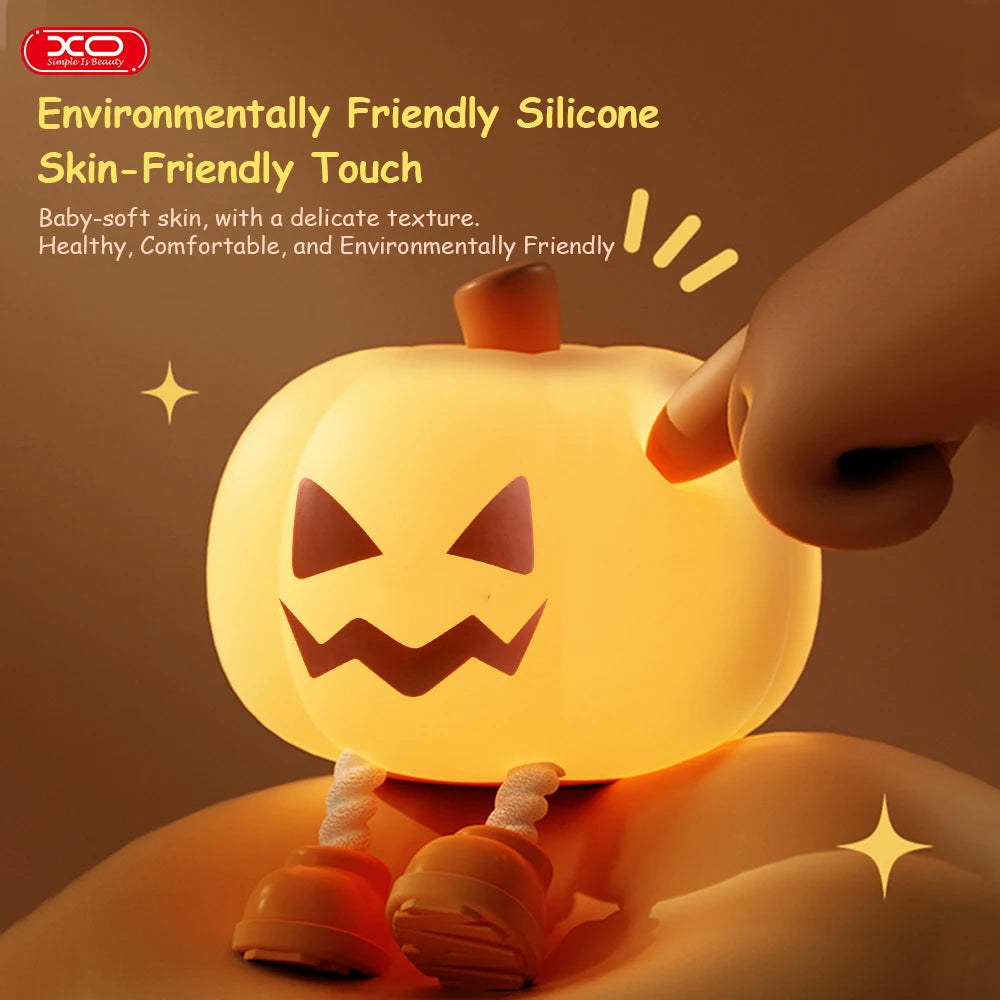 Spooky Smile Pumpkin Light – Glow-in-the-Dark Halloween Decor!
