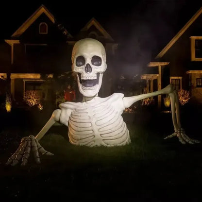 Towering Skeleton with LED Eyes & Haunting Sounds👻