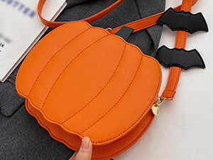 Halloween Crossbody Spooky Pumpkin Purse for Women