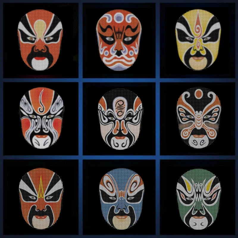 Bluetooth APP Controlled LED Face Masks