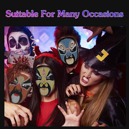 Bluetooth APP Controlled LED Face Masks