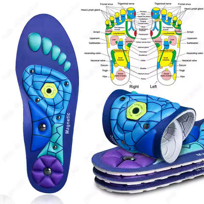 Advanced Magnetic Insoles - Reduce Pain by Stimulating Acupressure Points